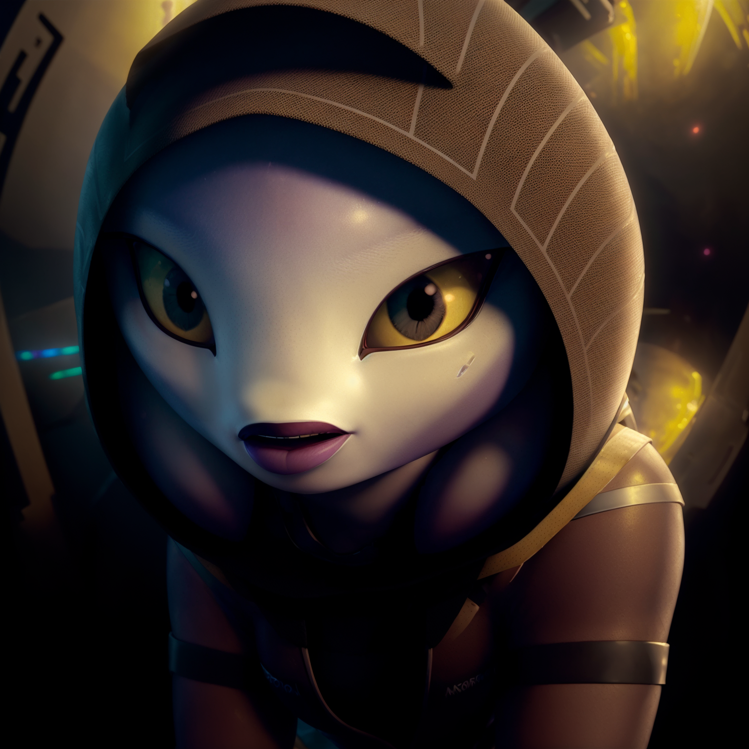 00272-hood 1 2 anthropomorphic female yellow eyes colored_3422080744.png